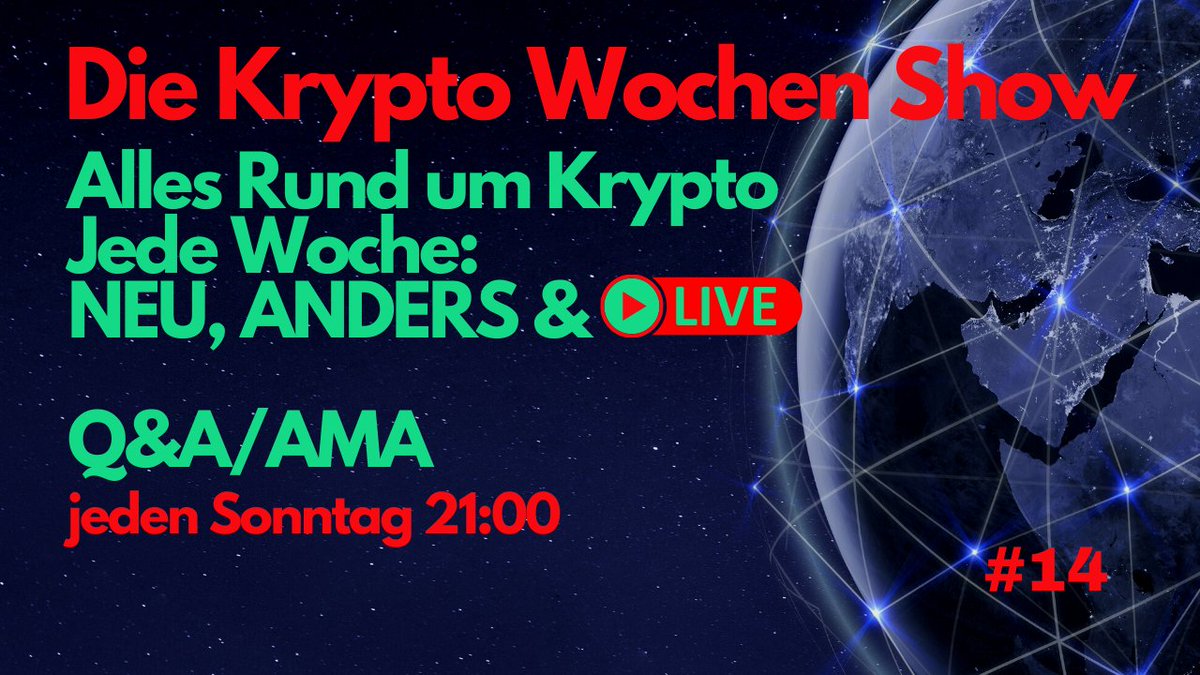 EuleKrypto's tweet photo. wie findet ihr eigentlich unser neuen #Tumbnail für unsere #KryptoWochenShow #KWS ?

Es sieht etwas edler aus, im Gegensatz zum alten, oder? https://t.co/pMyXAiKSv1