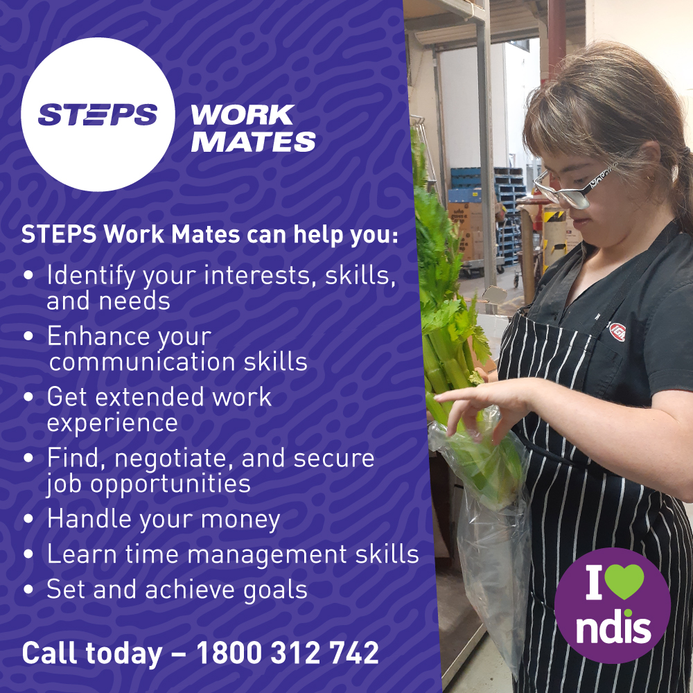 Loads of practical support on offer. If you have an NDIS plan and want some one-on-one coaching to help you get a job, please get in touch.