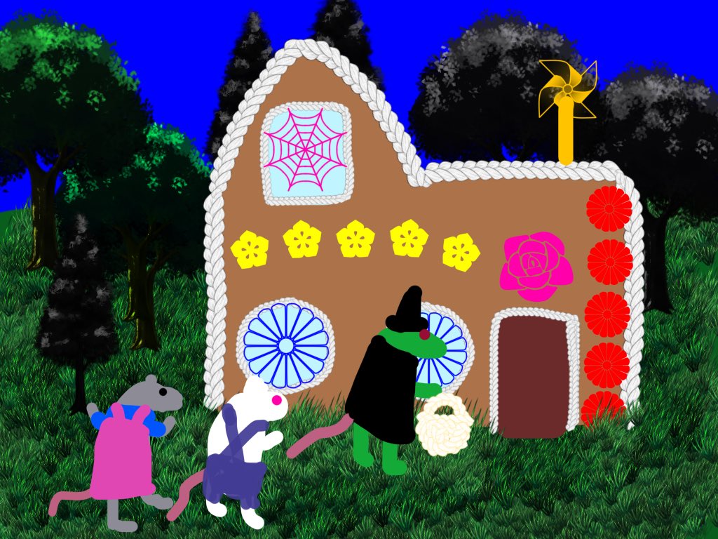 Come along into the Cottage children #rattober2021 #rattober