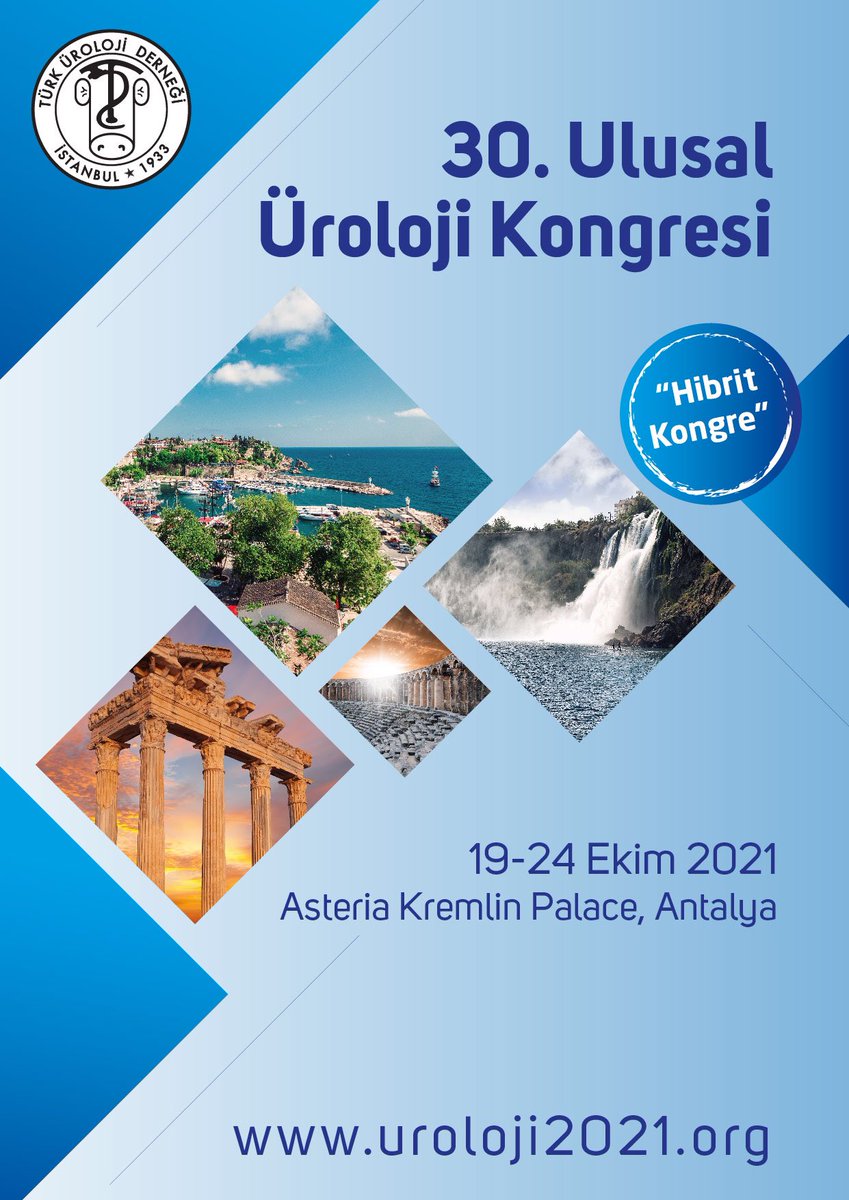 fyanaral's tweet photo. Ulusal Üroloji Kongresi bugün başlıyor. Hibrit olarak gerçekleştirilecek kongreye Türk Üroloji Derneği tarafından koşulsuz online katılım sponsorluğu sağlanmaktadır. Branşının önde gelen akademisyenlerin konuşmacı olduğu bu güzel kongreyi kaçırmayın derim.
@uroturk #uroturk2021 https://t.co/9zkdtl9pDR