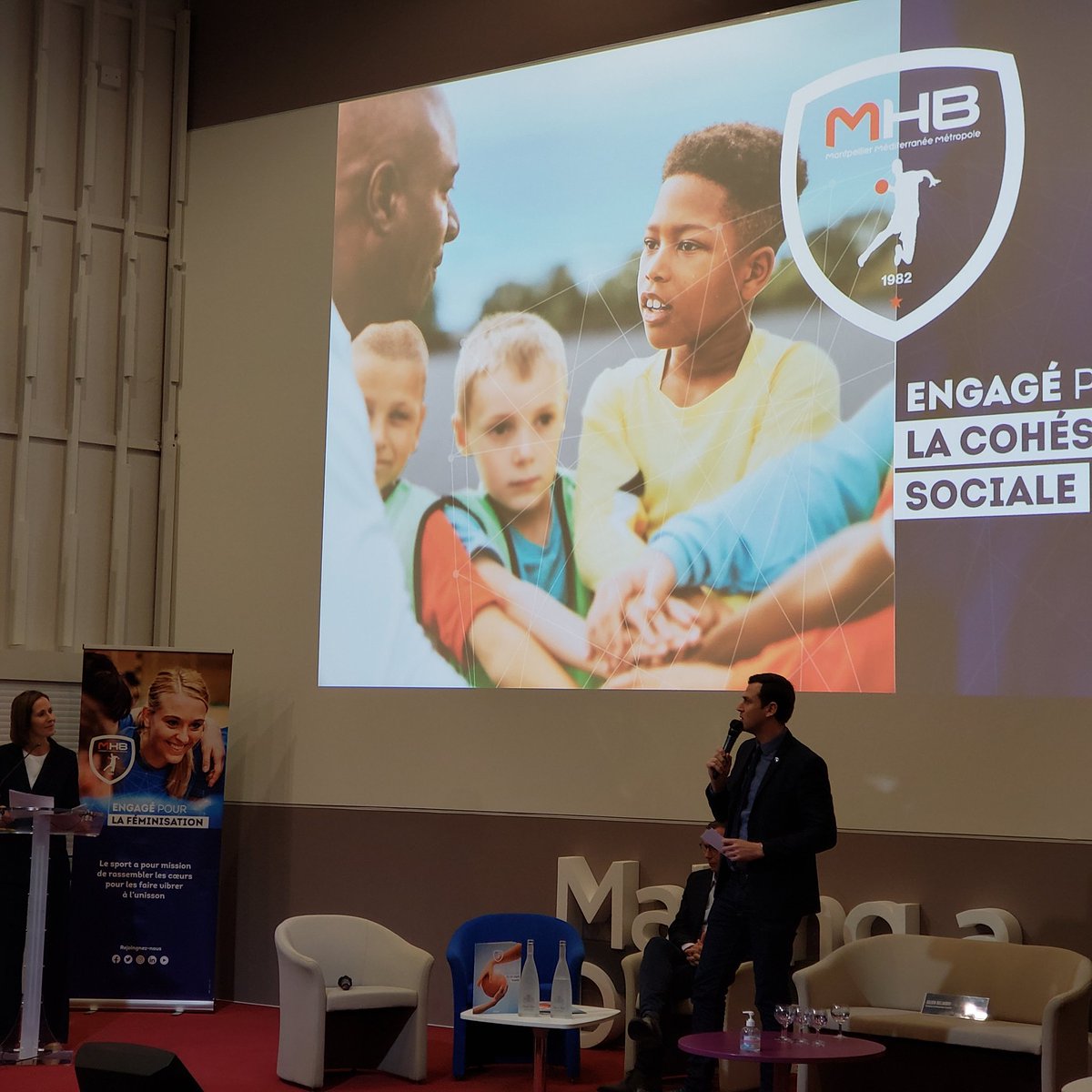 Jacquiboysselle's tweet photo. Ravie d'avoir participé á la table ronde dans le cadre de la politique #RSE de l'équipe #MHB á @Montpellier_BS.
#comunicationRSE #marqueresponsable #Montpellier https://t.co/aJq76FbhmT