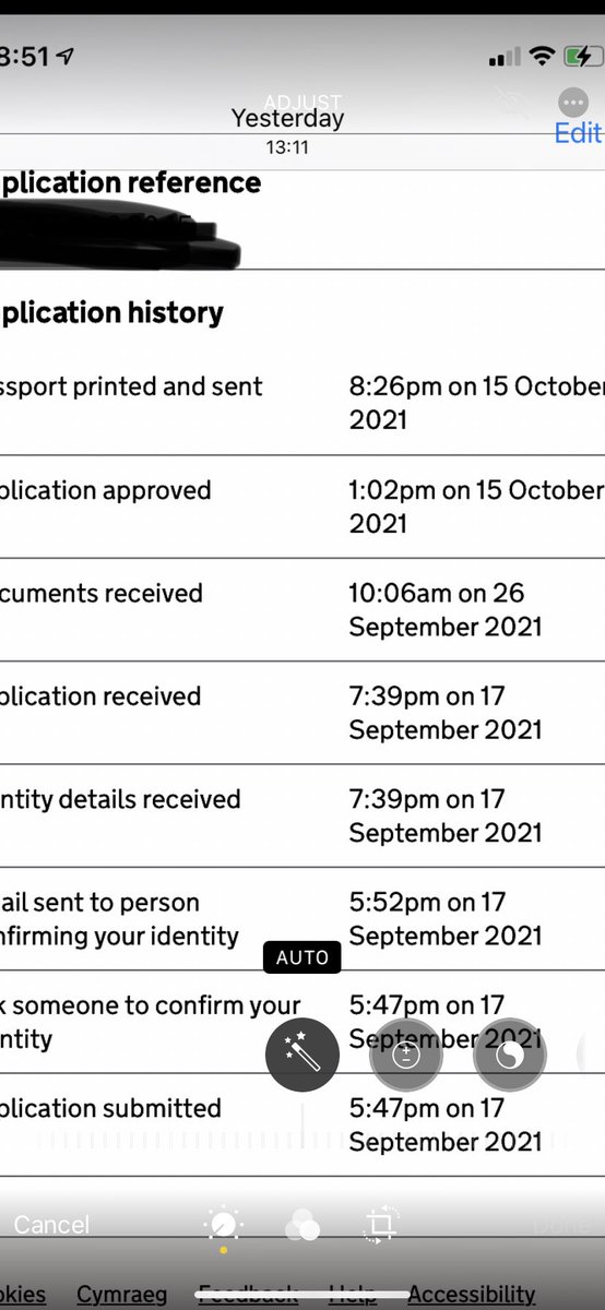 karenann4's tweet photo. @HM_Passport Our timeline, child renewal bootle. Arrived by TNT this morning https://t.co/AI9vxMi8sP