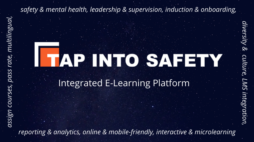 TapintoSafety's tweet photo. There's plenty of training providers around, but before renewing your contract, you should take a look at what the Tap into Safety Integrated eLearning Platform has to offer #safetytraining #compliancetraining #leadertraining #mentalhealth #ESG https://t.co/3qwJSmxgCQ https://t.co/55yzGzKfK1
