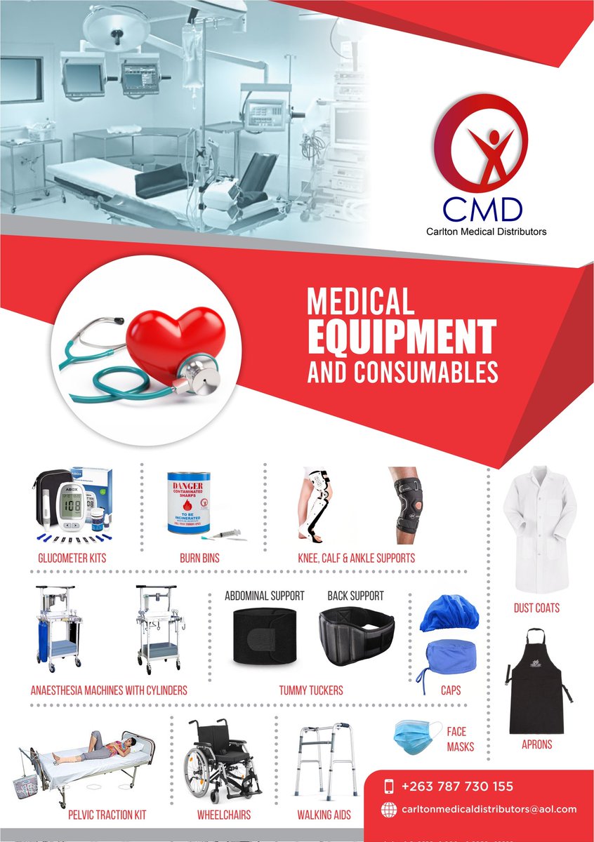 263_Connect_YEM's tweet photo. Trust @CarltonMedical with all your medical needs they lessen the burden! They Supply Medical Equipment and Consumables and they do Deliveries as well!
#263Connect https://t.co/jWMCpWHoJN