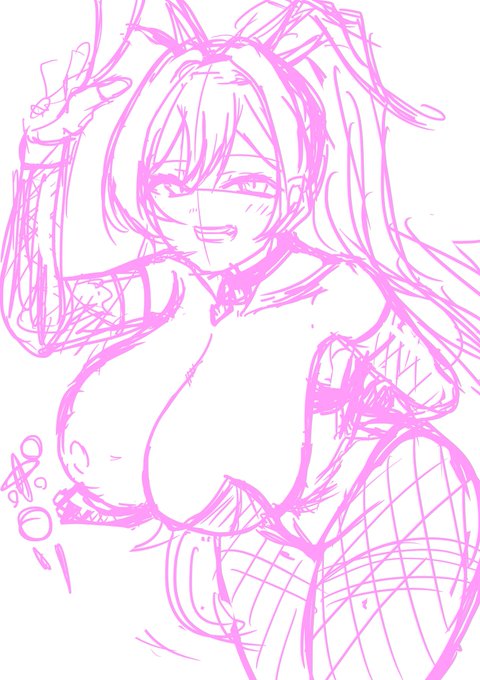 TL見てたらバニー描きたくなったので
バニーfrn(ラフ) 