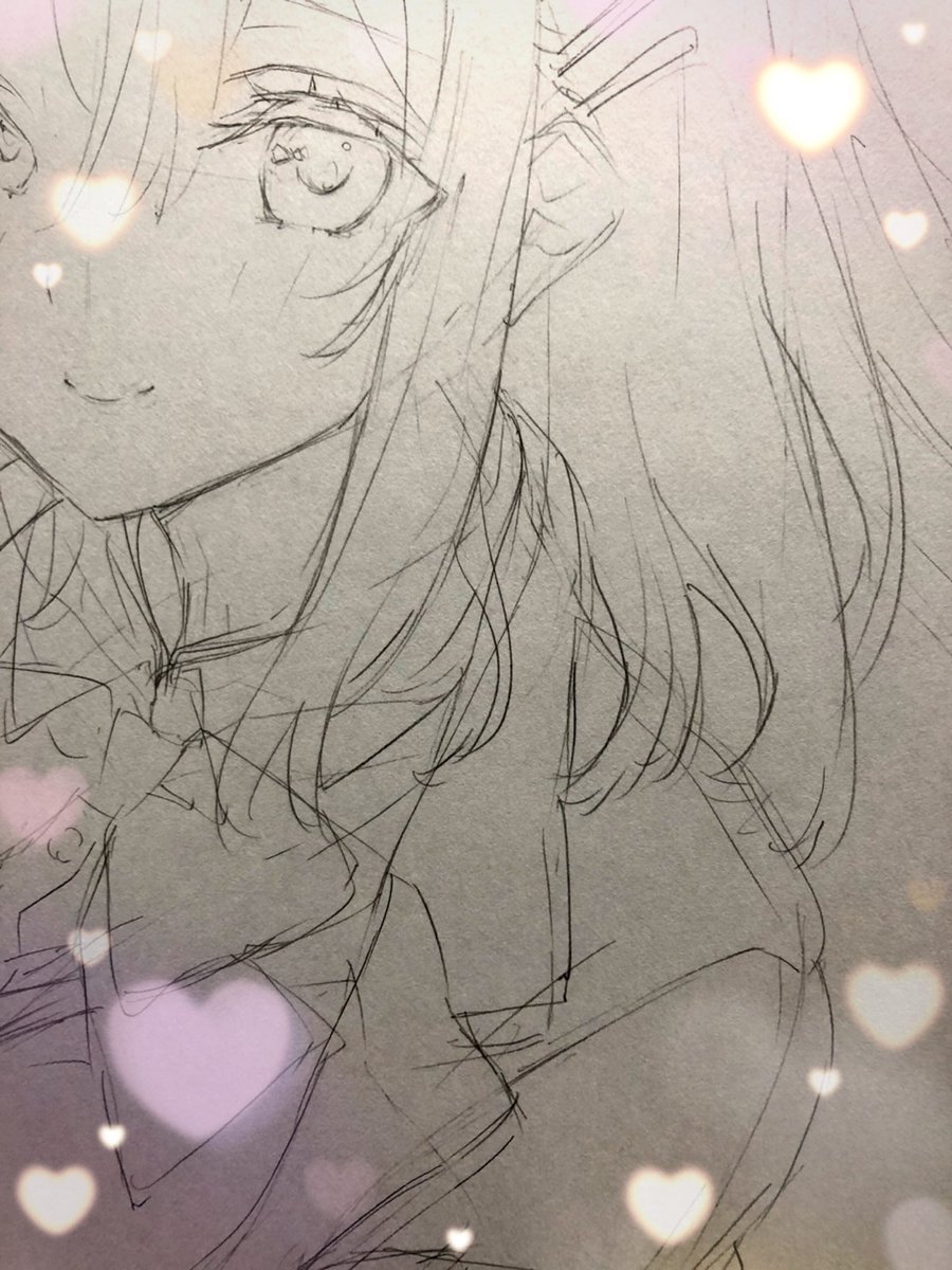 サンクリ用プレゼント色紙〜✍️じょしこーせーの予定🎀 