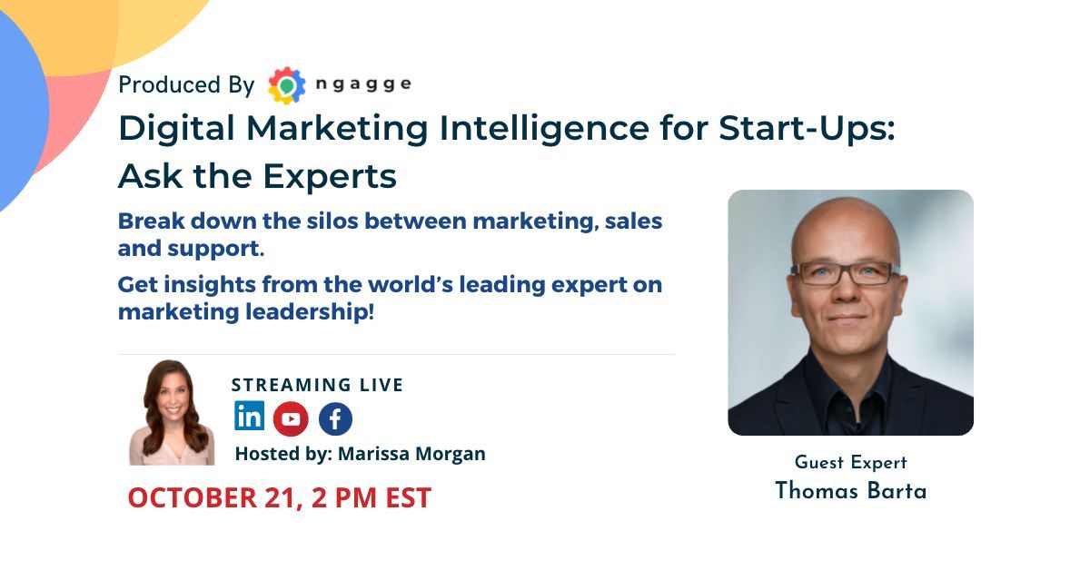 ThomasBarta's tweet photo. Join me and the fabulous team of https://t.co/XnJL2o5vw7 for a live session on how to break down the silos between marketing, sales and support. Thursday October 21 - 2pm EST. It's free--and it's going to be fun! 
Join here: 
https://t.co/KrtM51oO0e https://t.co/XDQiWTSDWF
