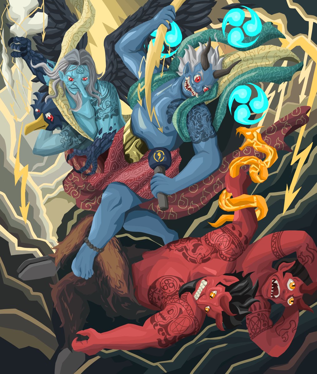 Raijin Defeat demons
RESERVE PRICE 0.3 ETH
Check out this artwork by 
@unlens
 on 
@withFND
  #nft #NFTs #nftcollector #NFTartists #cryptoartist👇👇👇👇 
foundation.app/@unlens/~/99935