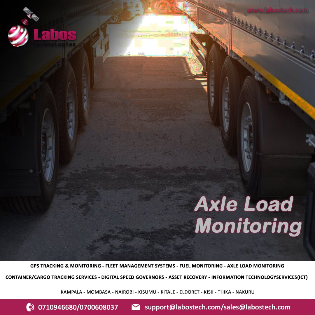 labos_ltd's tweet photo. Our Automated axle load control system is more convenient, accurate and a quick way of truck and trailer weighing.

#vehicletracking #speedgovernors #GPStracking  #Trackingservices #Fleetmanagement #Fuelmonitoring #Axleloadmonitoring #Cargotracking #Containertracking #RFID https://t.co/wOIbGB2piF