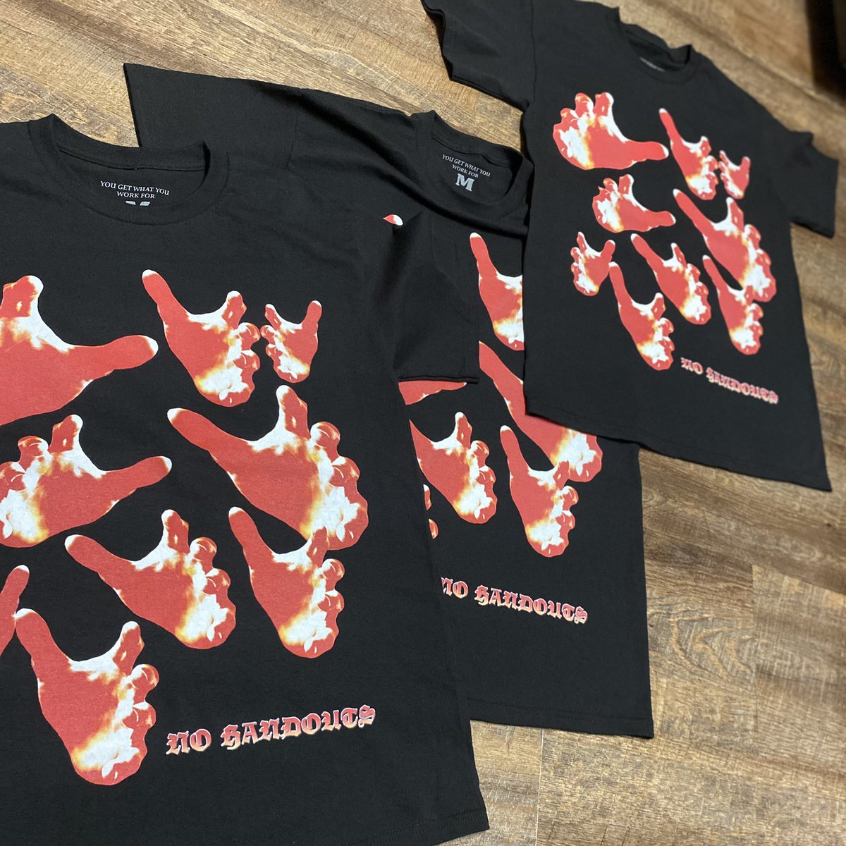 LeGrand281's tweet photo. Get at me for the No Handouts shirts! Limited quantity 🔥 follow @pettysins.htx on ig 🔔 https://t.co/39qDHm3vJt