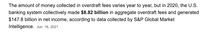 They talk about the threat of cryptocurrencies but don't talk about how broken the legacy payments system infrastructure actually is. Why are banks profiting billions a year processing payments? Why are banks making billions in overdraft fees from people with no money? And...