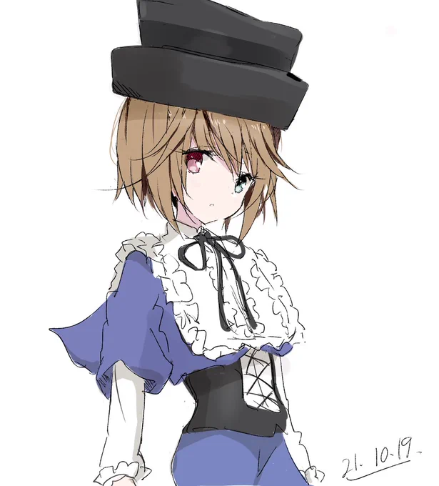 久しぶりに描く( i _ i ) #ローゼンメイデン #蒼星石  #落書き https://t.co/NK64YaXf0G 