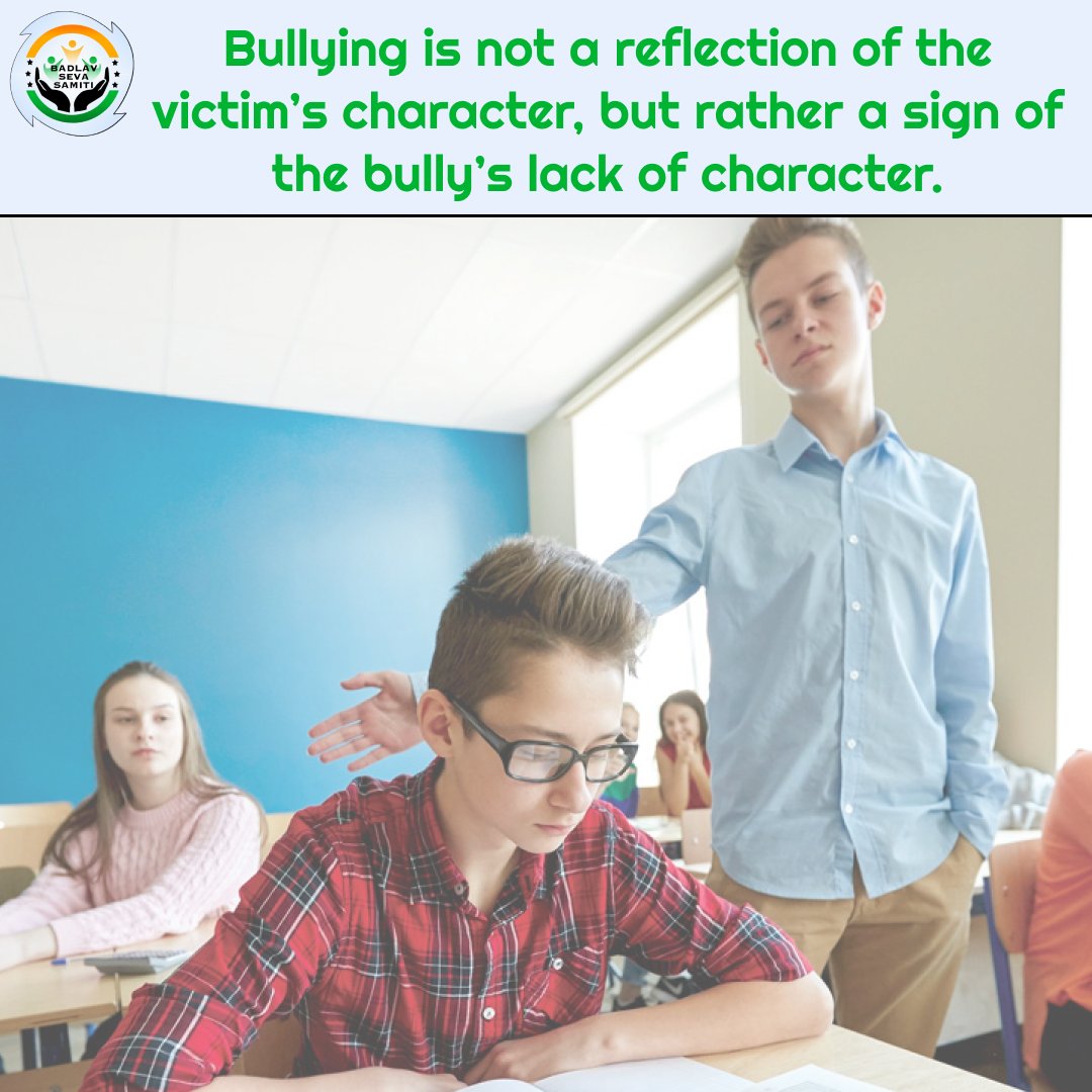 sam_hi26's tweet photo. “Blowing out someone else’s candle doesn’t make yours shine brighter” 

#bullying #ngo #badlavsevasamiti https://t.co/6QmEAvdnYG