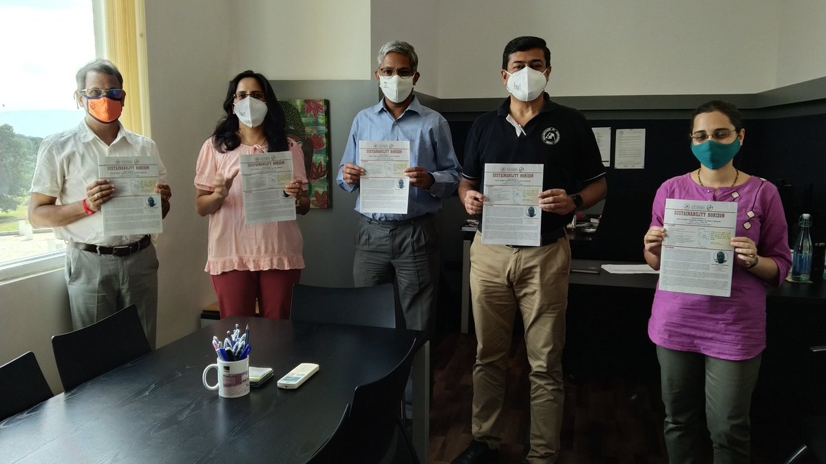 CESDGIM1's tweet photo. Happy to present the fourth issue of the quarterly newsletter "Sustainability Horizon" which explains how principles from the Gandhian philosophy are relevant towards environmental sustainability in Goa. https://t.co/oRf1aomBoC

#GIM
#CESD_GIM
#sustainability
#environment https://t.co/5ySBOV73Rc