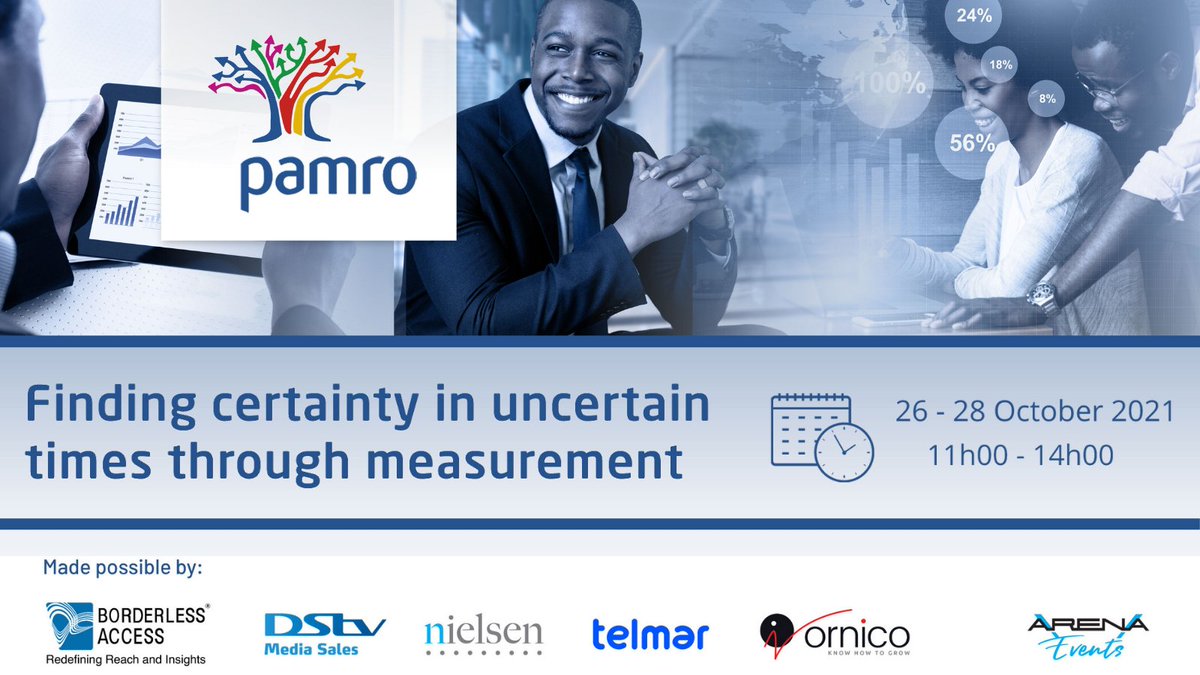 The PAMRO conference line-up is filled to the brim with captains of industry and thought leaders sharing invaluable insights with our delegates. Register for this FREE virtual conference: buff.ly/3Byk03f   <a href="/pamro_org/">PAMRO</a>  #marketresearch #researchinafrica #conference