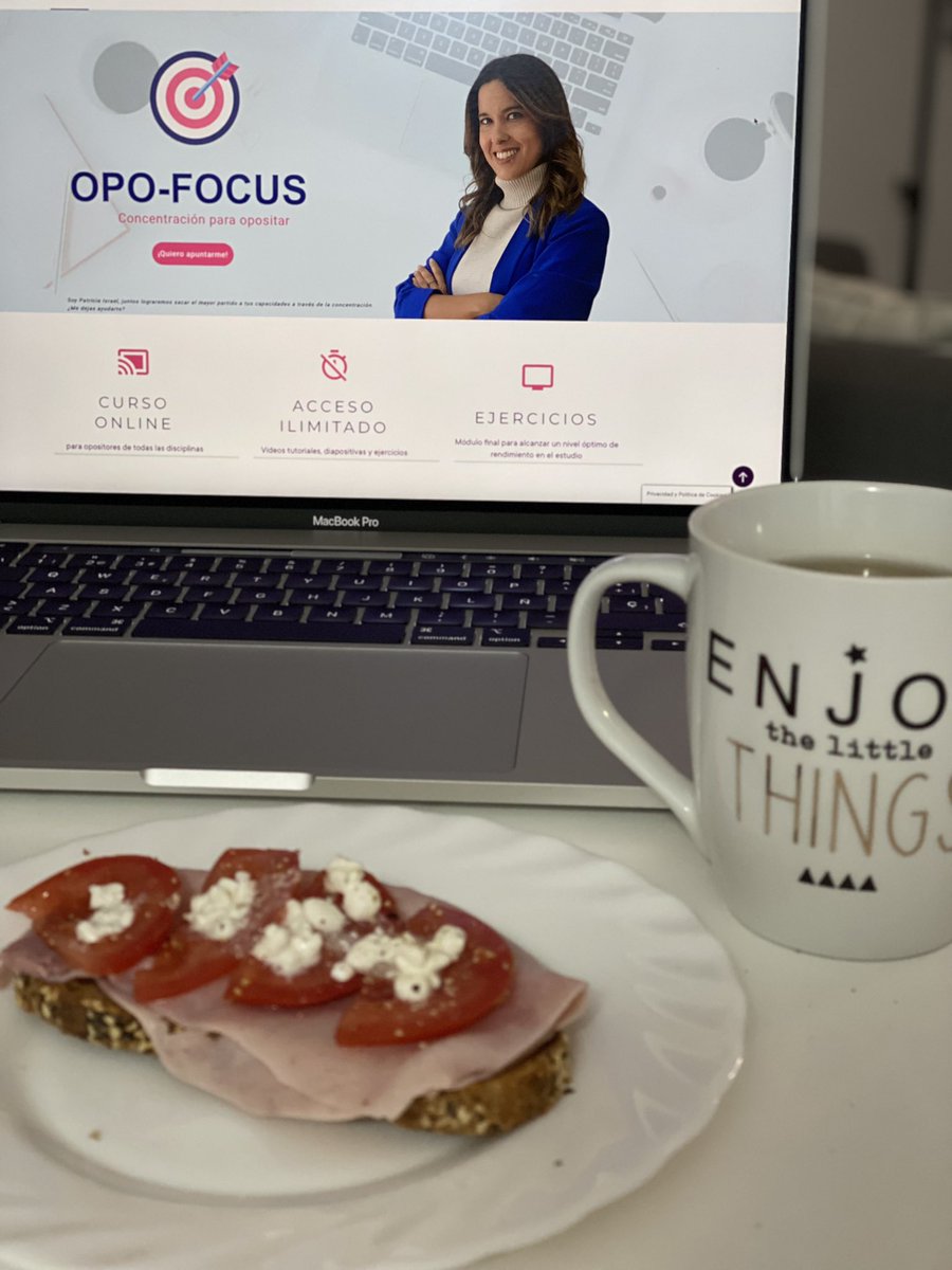 #BuenosDias Hoy estoy de lanzamiento, mi primer curso online de concentración para #opositores ya está disponible en patriciaisrael.es 👏🏻👏🏻👏🏻
