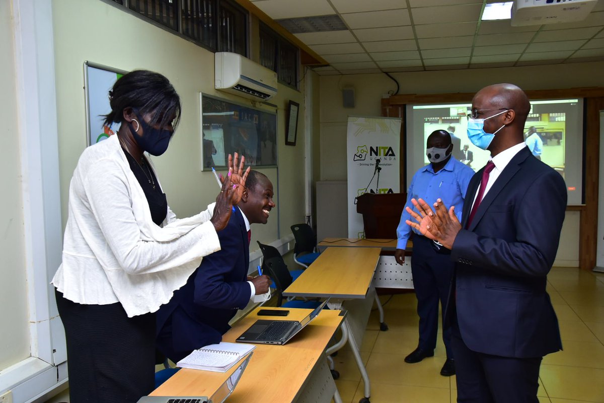 NITAUganda1's tweet photo. HAPPENING NOW: As part of efforts to drive growth of the BPO/ITES sector in Uganda, NITA-U has this morning held a press briefing together with ATIS Uganda &amp; Cluj IT Cluster from Romania.
This is in preparation for the partnership &amp; business twinning e-Conference. https://t.co/DQTRy0VxHw