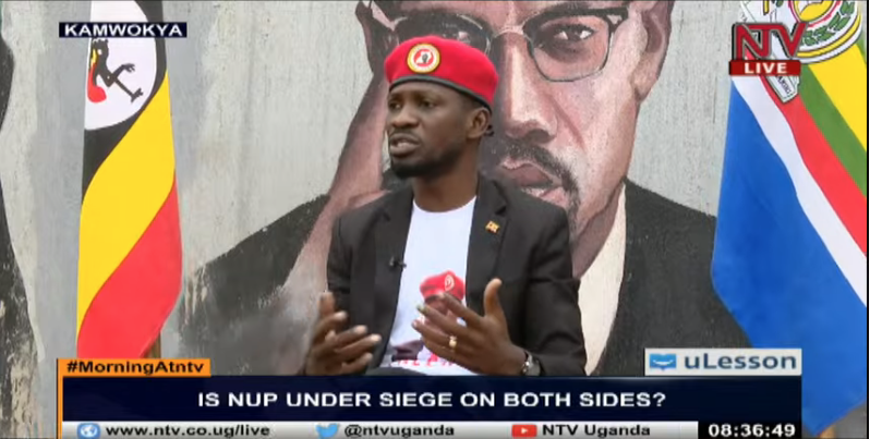 ntvuganda's tweet photo. It’s so shameful to the people that we represent to see us fighting amongst each other, it shows that we are only being reduced to the politicians that they hate. Ugandans hate politicians because they’ve had enough of politics - @HEBobiwine #MorningAtNTV https://t.co/eSMPwsINZr