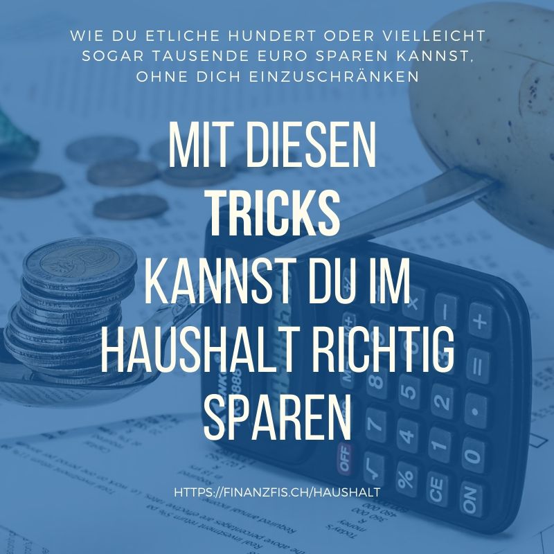 Mit den richtigen Tipps kannst du auch in deinem Haushalt so richtig sparen! In diesem Blogartikel habe ich 14 nützliche Tipps zusammengefasst, wie du ohne signifikanten Verzicht sondern durch Achtsamkeit sehr viel Geld sparen kannst.
👉  finanzfis.ch/haushalt
#spartipps
