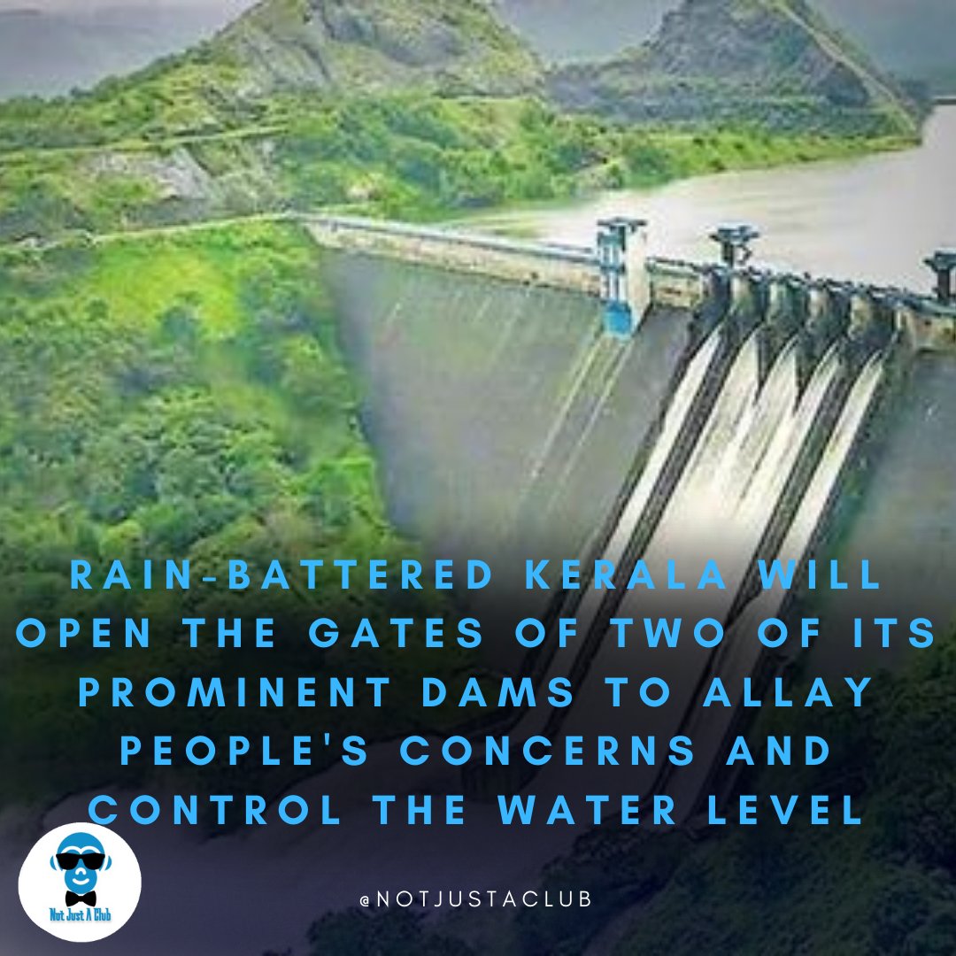 urviewsurnews's tweet photo. #Yourviewsyournews #news #notjustaclub state government said-red alert has been issued for 10 dams in #Kerala. The sluice gates of #Kakki and #Pamban dams in #Pathanamthitta district opened on Monday
#kerala #dam #rain #nature #climatechange #globalwarming #keralatourism #flood https://t.co/bzlEUOZOX5