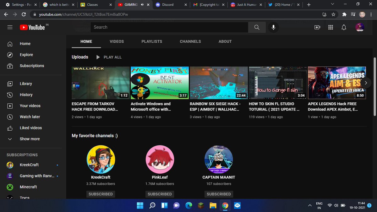 SakshamKhetarp1's tweet photo. @YouTube  plz help i think my account has been hacked someone is posting videos on my acc which i have not posted plz help plz plz plz @YouTube https://t.co/XKUpeJs9MA