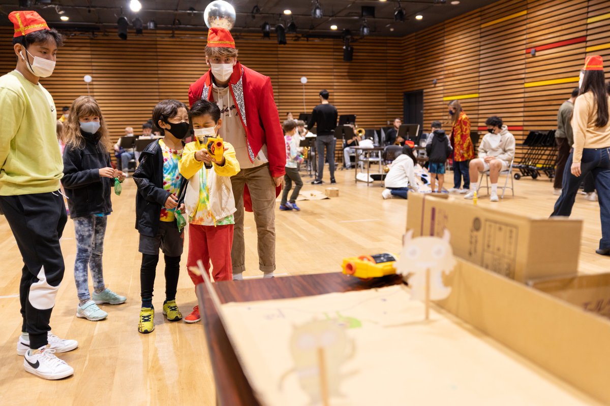 asij's tweet photo. Today our high school SUPA Entrepreneurship class, Jazz band, and elementary Cardboard Engineering club collaborated to bring a Cardboard Carnival to the MPR for our second graders to enjoy.

#knowvaluecare

#asij #crossdivisionallearning #school https://t.co/6h65Swlsa2