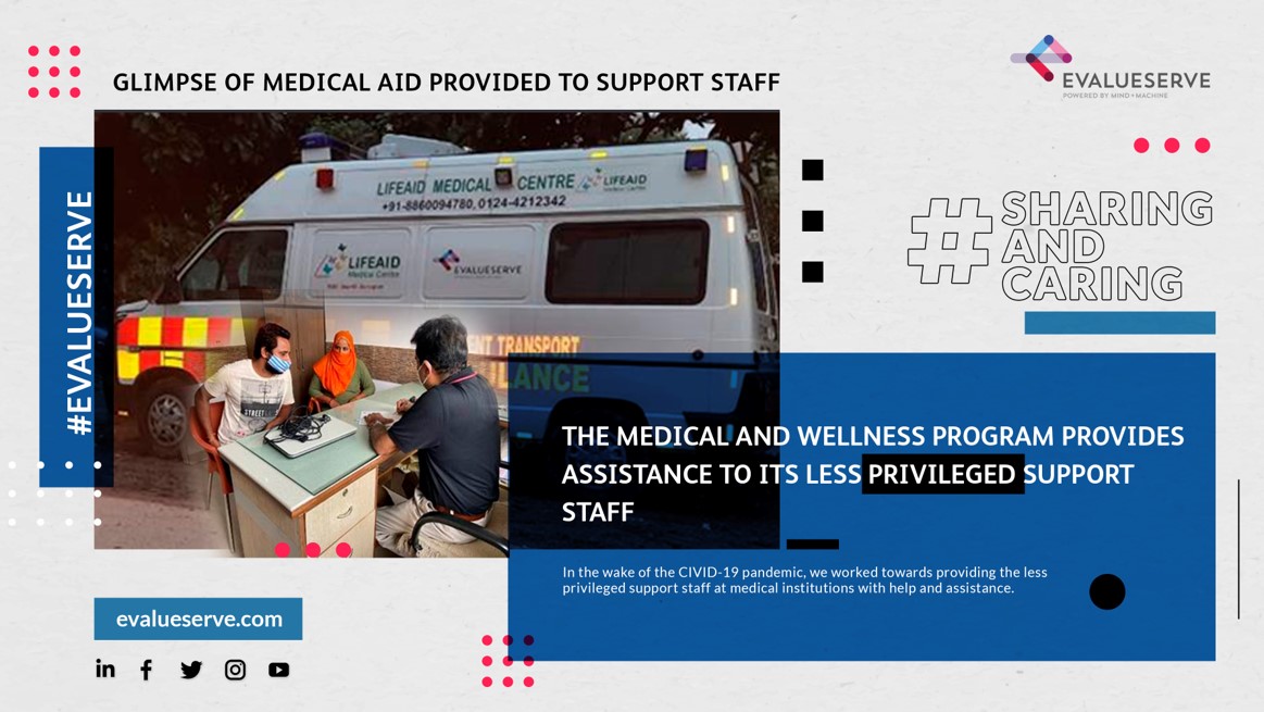 The Medical and wellness program provides assistance to its less privileged support staff

Learn about our community efforts: evalueserve.com/social-respons…  #thankyou #community #societyandculture #education #givingback #support #philanthropy #Evalueserve
