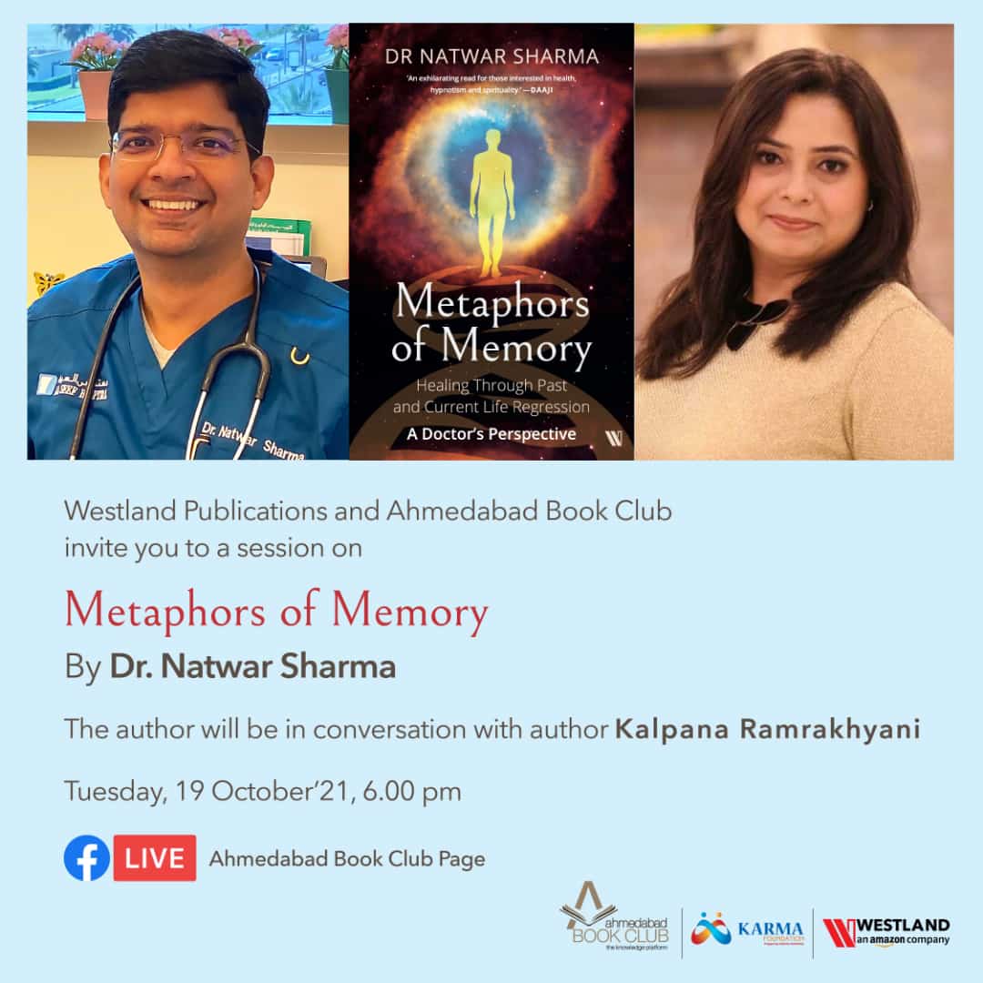 Drnatwarsharma's tweet photo. Watch me Live at Ahmedabad Book Club Facebook page in conversation with author Kalpana Ramrakhyani today at 6pm IST. https://t.co/vFq8UPLVBs