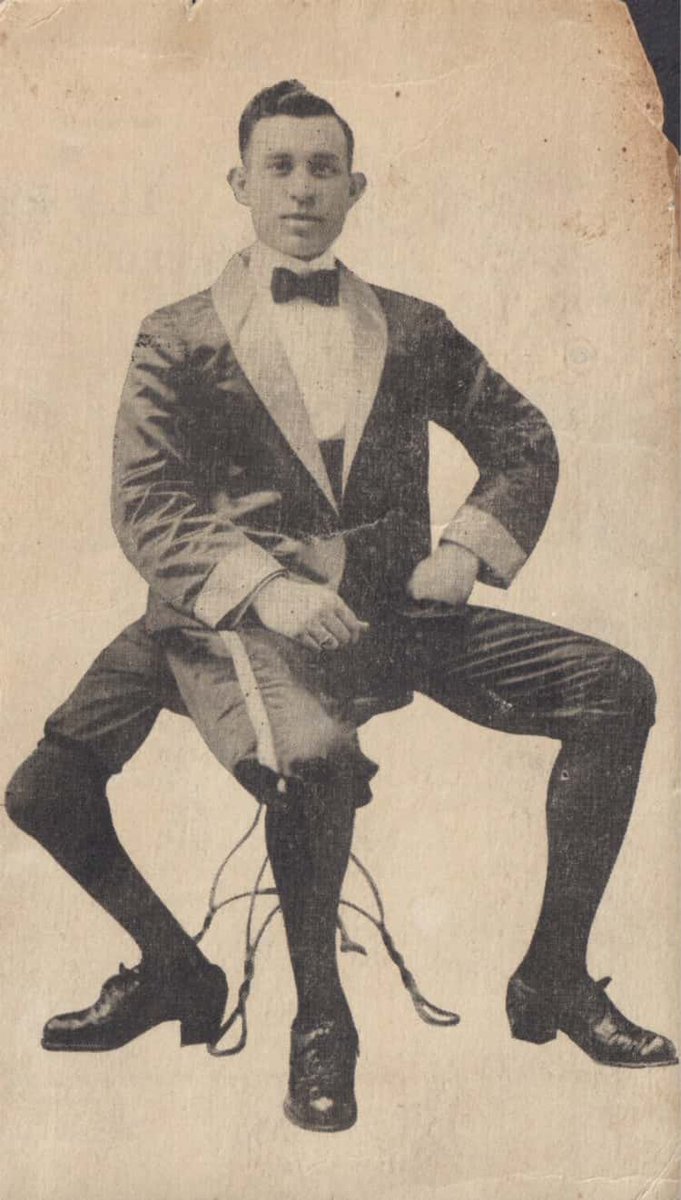 Francesco Lentini (1884-1966) had 3 legs &amp; 2 sets of genitals as a result of being fused with a twin in the womb. He capitalised on the public’s fascination with this in The Life History of Francesco A. Lentini, Three Legged Wonder, which included chapters on how to have good sex
