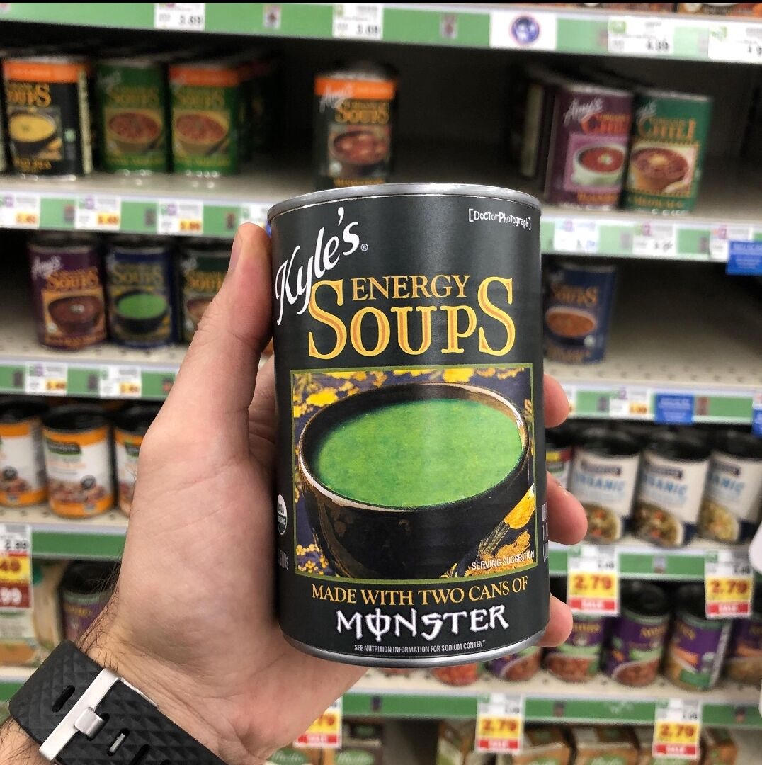 Always be prepared to adapt to the market. 'Monster Soup'!

#monster #energy #soup #funny #instafood #instaenergy #drinks #retail #drink #marketing #webdesign #essex #offthepegdesign