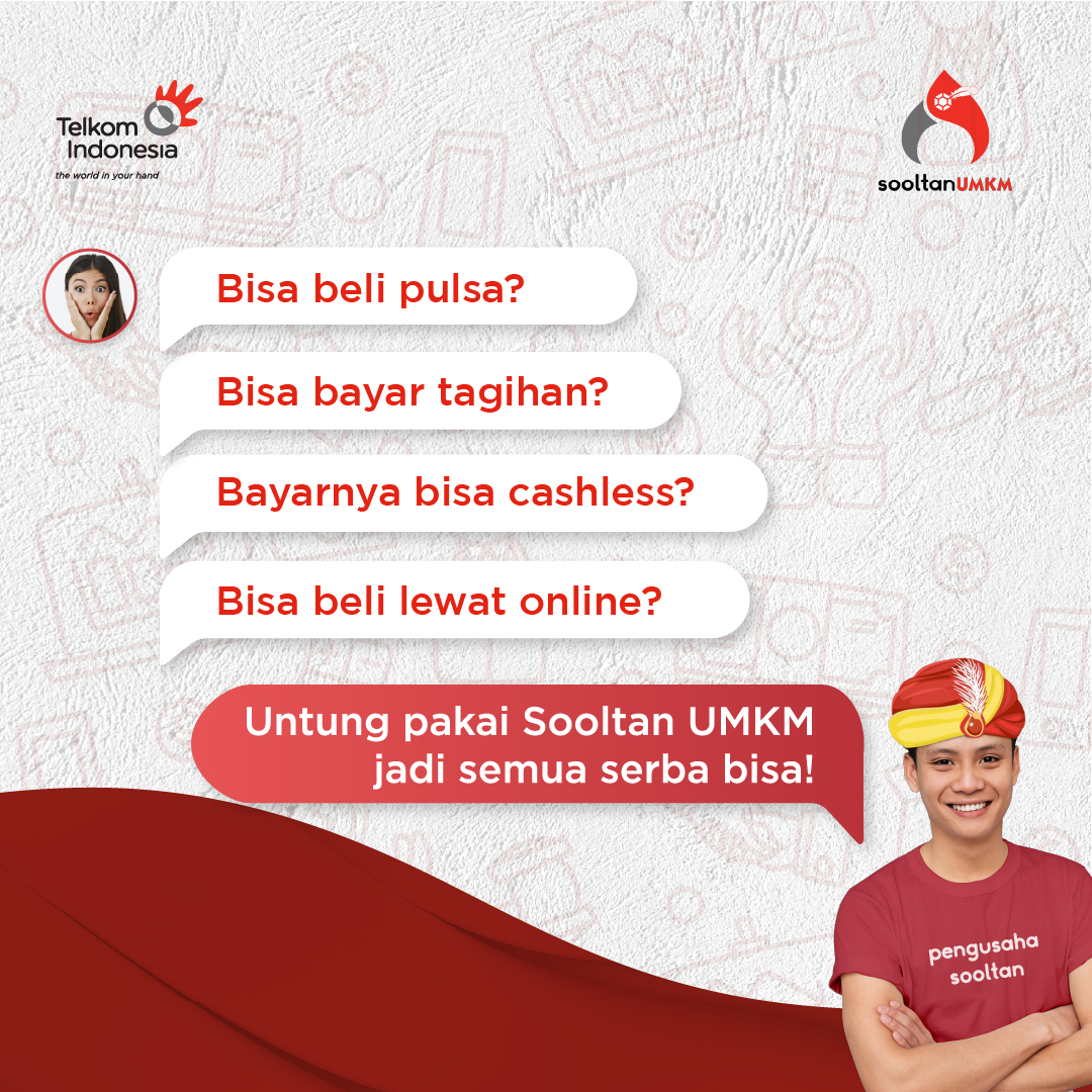 sooltanpay's tweet photo. Hanya dalam satu genggaman saja Kamu bisa mengatur dan mengelola toko,melakukan pembayar tagihan listrik, paket data,pulsa, hingga menyediakan opsi pembayaran secara cashless, lho!

Saatnya beralih ke #SooltanUMKM dan siap #JadiSooltandalamSekejap !

#AplikasiUMKM  #UMKMGoDigital https://t.co/YtWyW74A0c