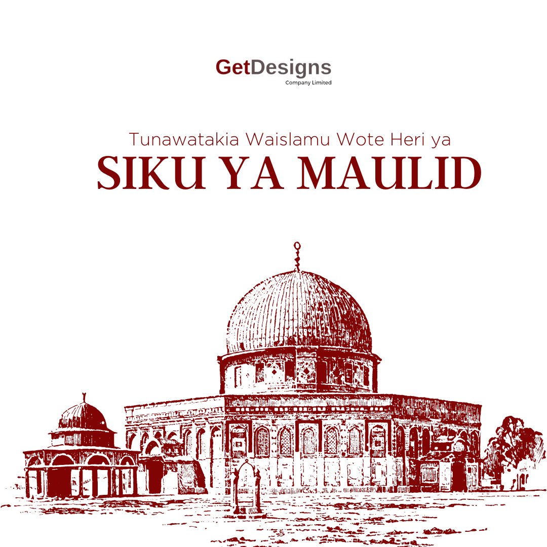 getdesignsltd's tweet photo. Heri ya Siku ya Maulid al-Nabi

#GetDesignsTanzania #Mauild https://t.co/6saPI21raJ