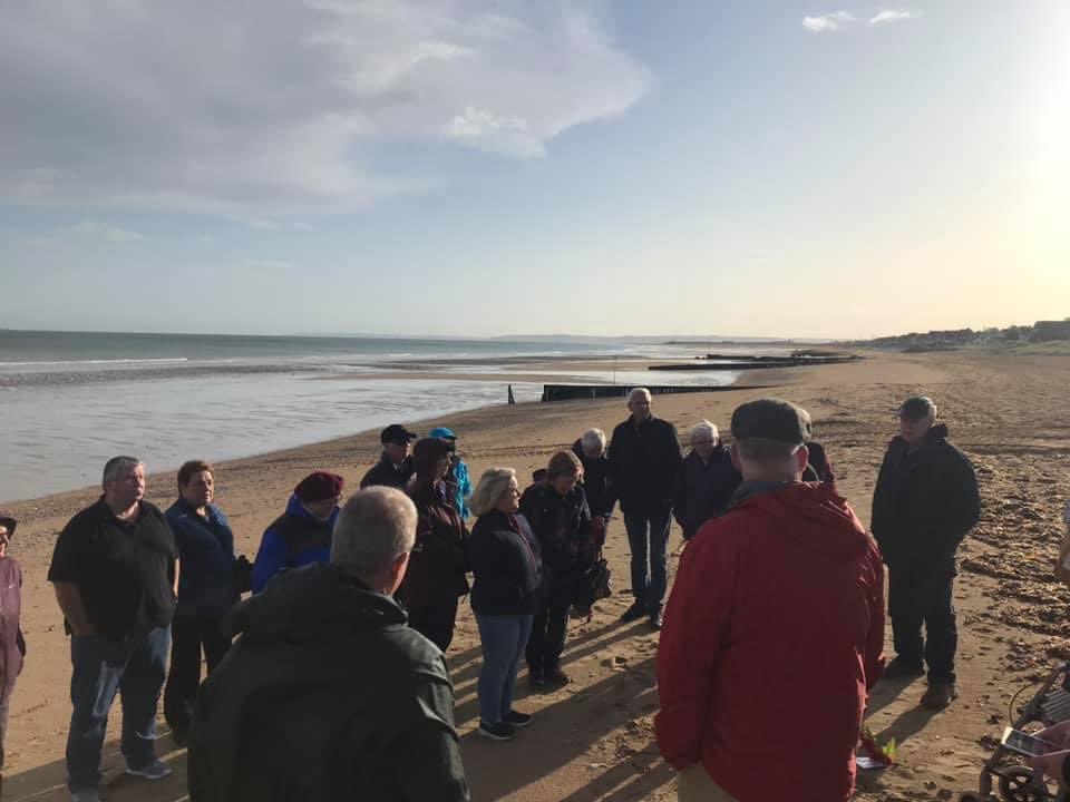 ToursSolway's tweet photo. More photos from our tour 2yrs ago when we paid our respects to our British, and specifically our Scottish, Regiments and heroes that fought on D Day and across Europe. We laid a poppy spray on Sword Beach where One of our guests dad had landed in 1944.
#SolwayBattlefieldsTours https://t.co/xAI53ObNET