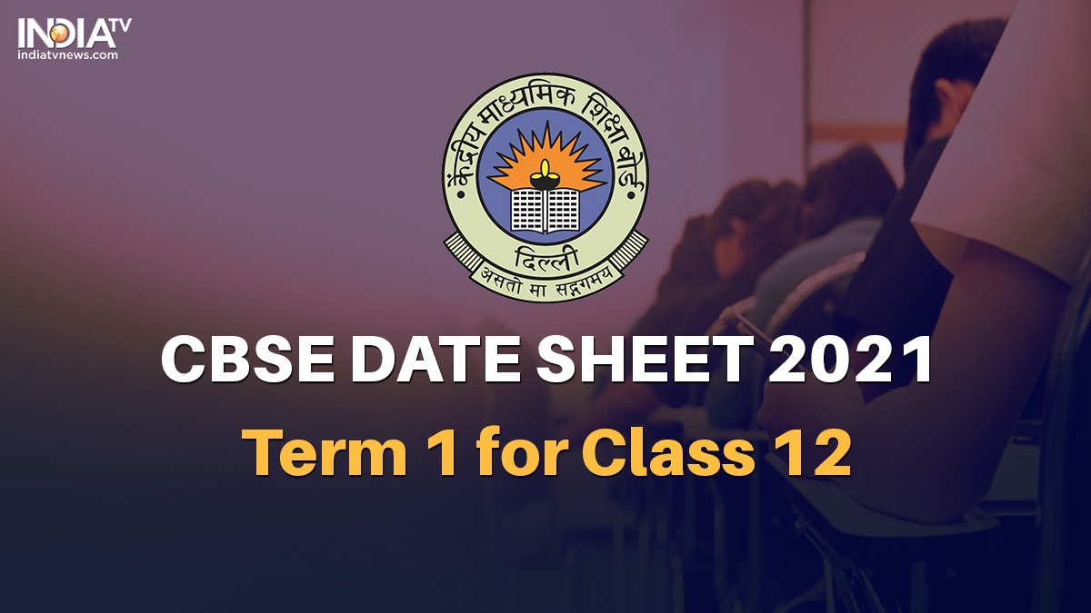 indiatvnews's tweet photo. The Central Board of Secondary Education (CBSE) has released the date sheets for class 10, 12 board exams 2021-2022. The class 12 exam will commence with sociology on December 1, and will conclude with home science on December 22.
#CBSE #Class12exam #Datesheet2021 https://t.co/7RKV3Pot2A