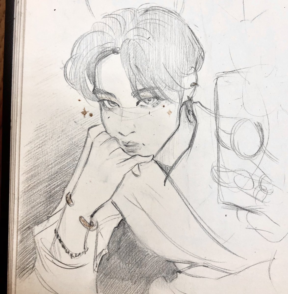 Рисунки которые нарисовал хенджин