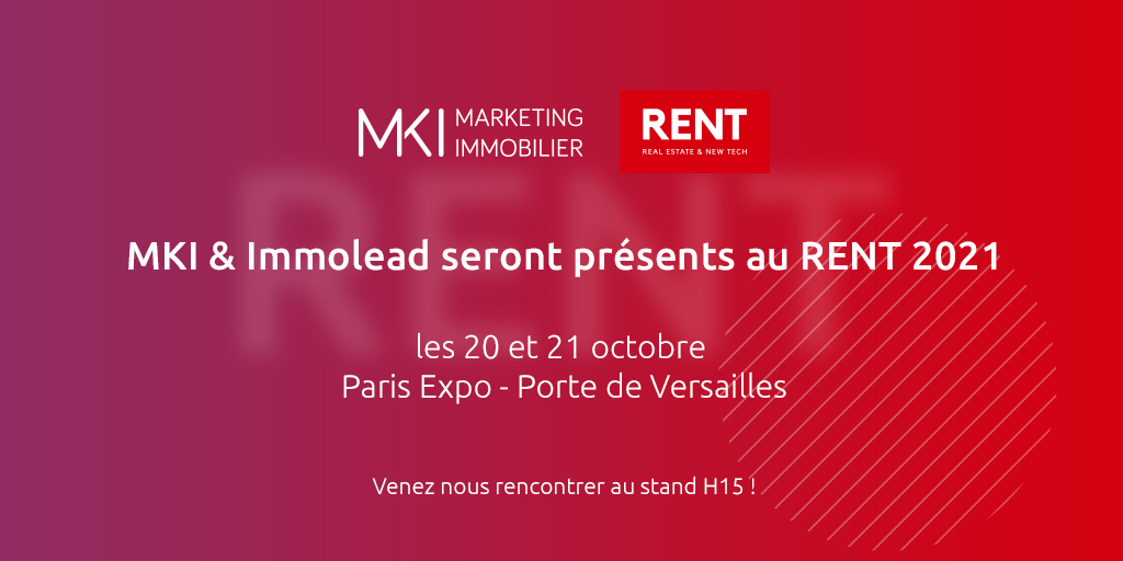 Immobilier_MKI's tweet photo. [#RENT2021] J-1 : Venez nous rencontrer au stand H15 et discuter d'#immobilier neuf ! Toute notre équipe sera heureuse de répondre à vos questions sur l'agence #MKI spécialisée en #marketing #immobilier et éditrice du #CRM @immolead . 
➡ https://t.co/CCHbY1lTna
@salonrent https://t.co/x0Dr6mgPtn