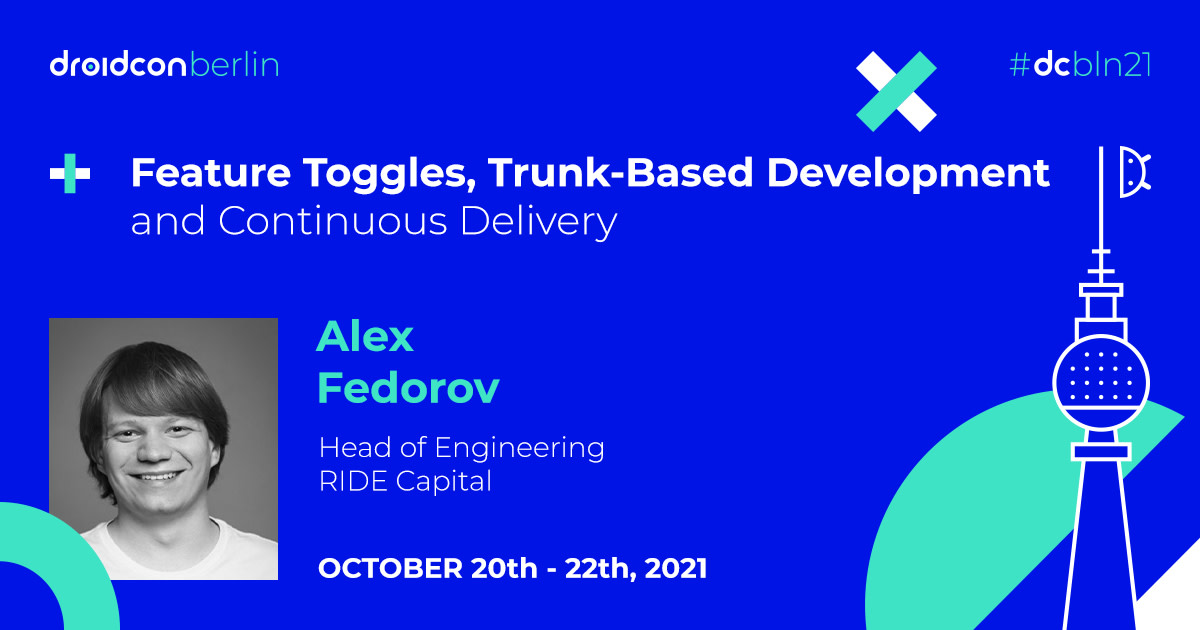 droidconBerlin's tweet photo. During this #dcbln21 session,  @waterlink000 will deep dive into the basic and advanced approach to #FeatureToggles.

Full abstract: https://t.co/0w9zDj1fkp https://t.co/1TKkfYtjE5