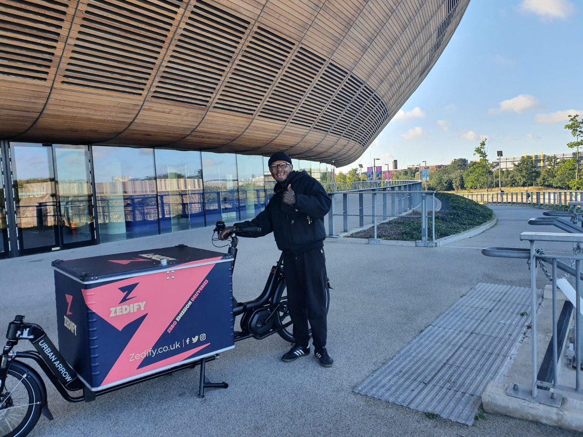 zedlbwf's tweet photo. In the first of the series of 'Where is Mo delivering today?' - can anyone guess the location? Answers on a postcard! #ZEDit #eastlondon #deliveriesbybike https://t.co/ek79439egB