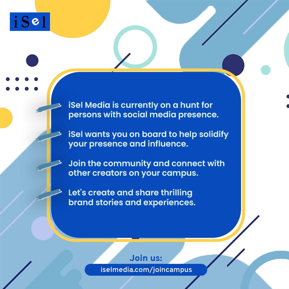 WeAreiSel's tweet photo. Can I have a minute please?
The iSel hunt is on. Hop on board!
#iSelMedia
#iSelhunt
#DigitalMarketing
#Influencer https://t.co/qfI8rmT0w5