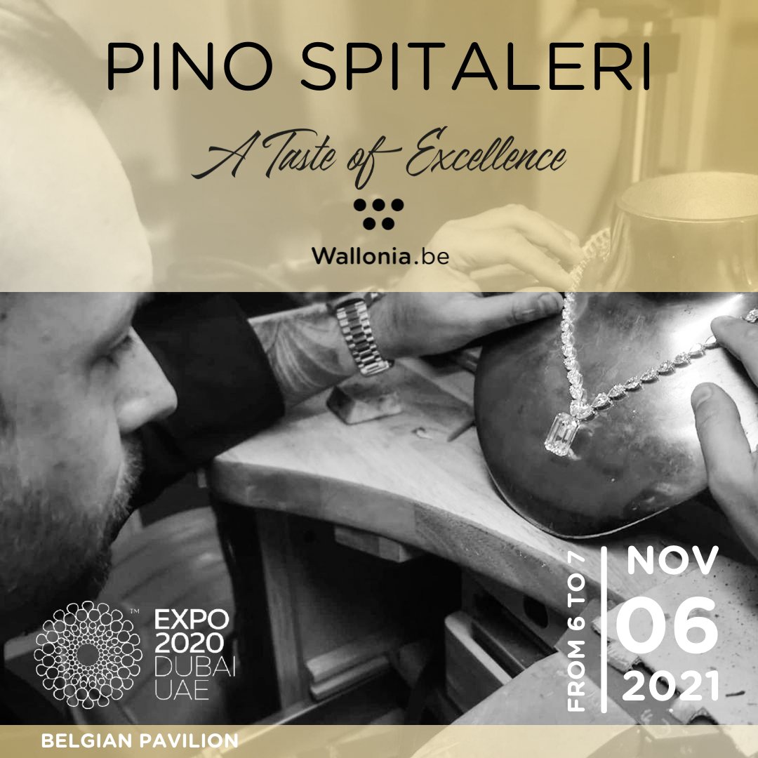 Diamonds sector will mark the start of our #walloniabrusselsweek
<a href="/pino_spitaleri/">Pino spitaleri</a> will honor us by hosting a workshop in the BeBizz (business center) of @BEpavilion2020 on the @expo2020dubai over two full days (Nov 6 and 7). 

Register now via this link ➡  linktr.ee/awexuae