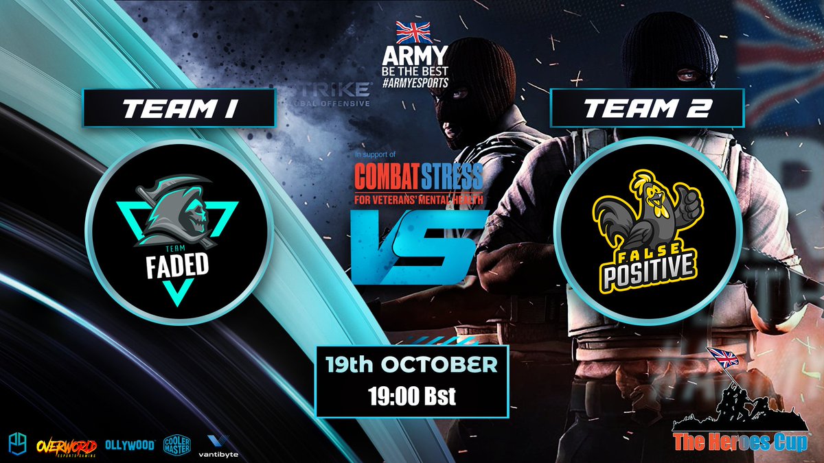 BritArmyesports's tweet photo. 📆Day 7

Tonight see's the conclusion of the group stages for @CSGO - as well as another @RocketLeague match!

Who do you want to see play VS each other in the double elimination first round?

Watch live from 1800 at https://t.co/PWAivh1vfc

#rocketleague
#CSGO 
#armyesports https://t.co/wvCbPagIqb