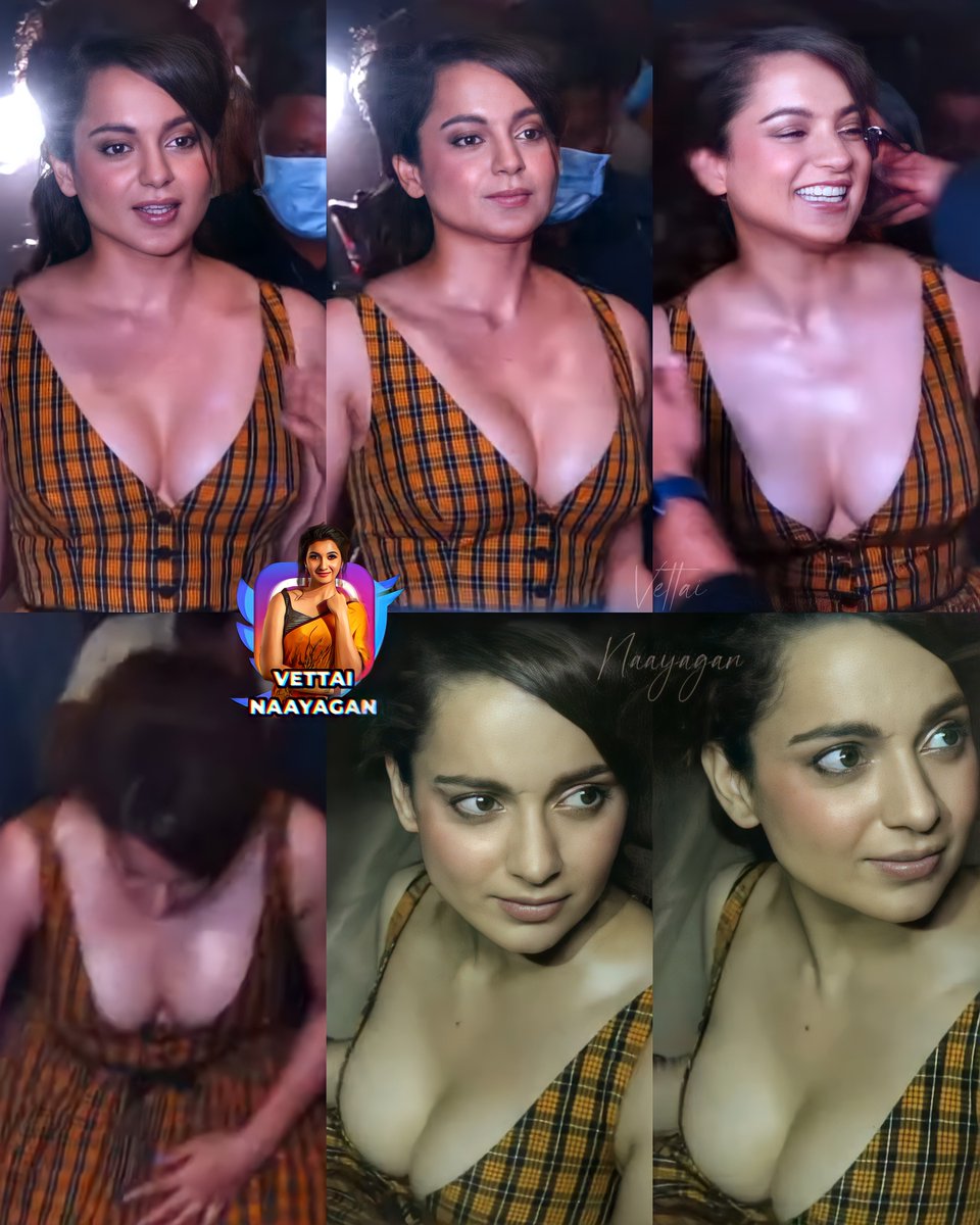 #KanganaRanaut 😍 She got some Biggies 😋 Flaunting her cleavage like a pro 🔥