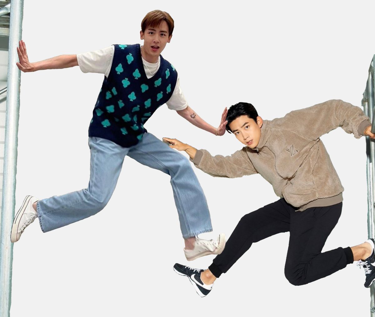 tldtld_e's tweet photo. 서로가 서로에게 의지가 되는 사이좋은 닉쿤과 택연 ^_^ 
(택깅 힘내 https://t.co/OMmfwGodmc