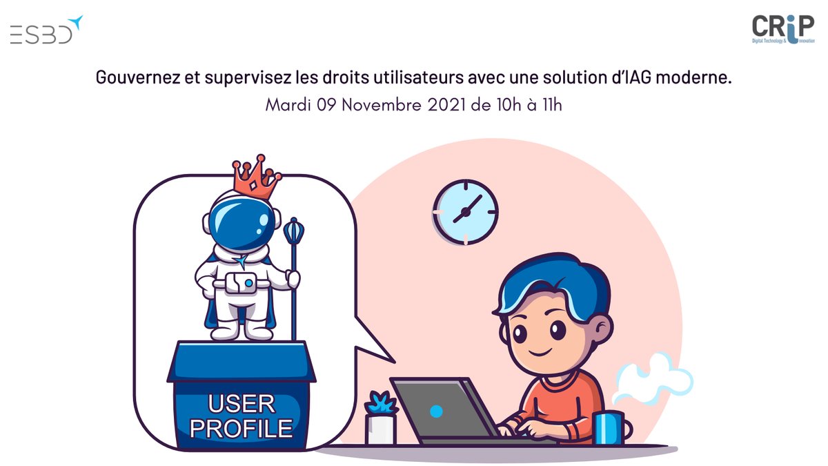 📅 Participez à notre webinaire sur l' #IAG mardi 9 novembre de 10h à 11h.

🏈Tentez de gagner par tirage au sort votre invitation au match de #rugby France/Nouvelle-Zélande en vous inscrivant à notre webinaire IT !

📝 Je m'inscris et tente ma chance 🍀 : lnkd.in/eWatgWSX