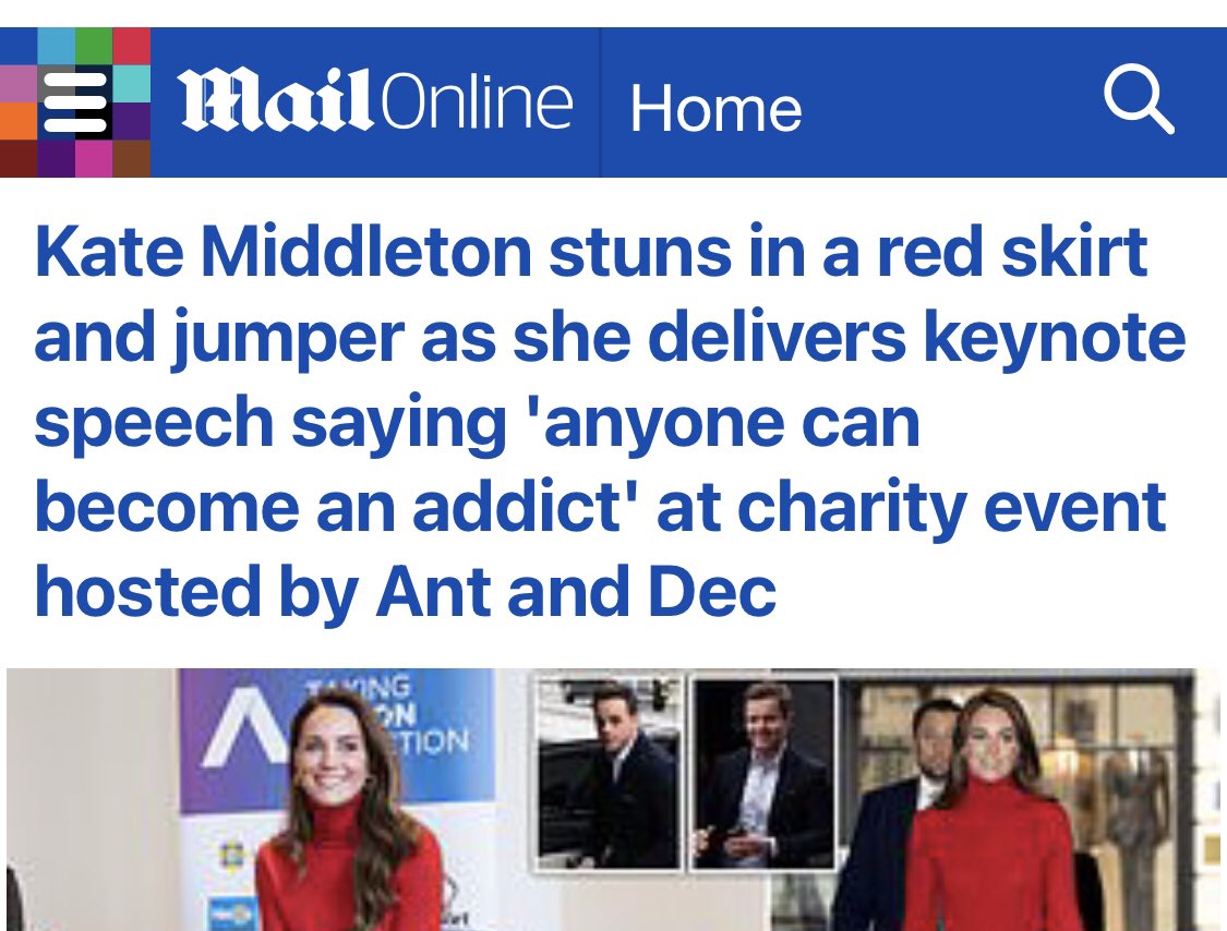 Thanks for the offer Kate, but I’ll just say no. #justsayno #dailymail