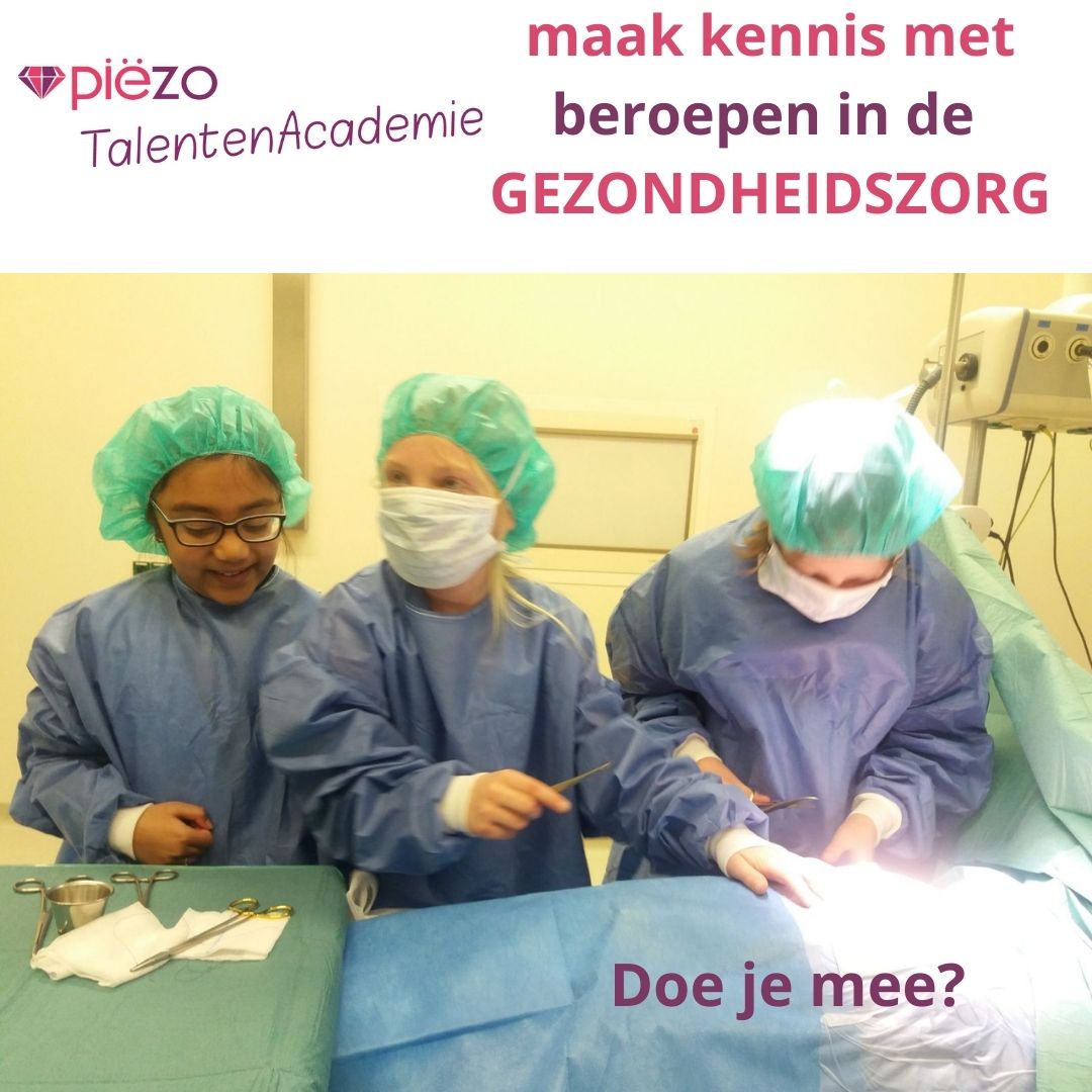 Na de herfstvakantie leren we weer alles over beroepen in de gezondheidszorg. Ben je tussen en en 14 jaar? Doe mee! Aanmelden en meer informatie via stichtingpiezo.nl/projecten/piez… @stichtingpiezo