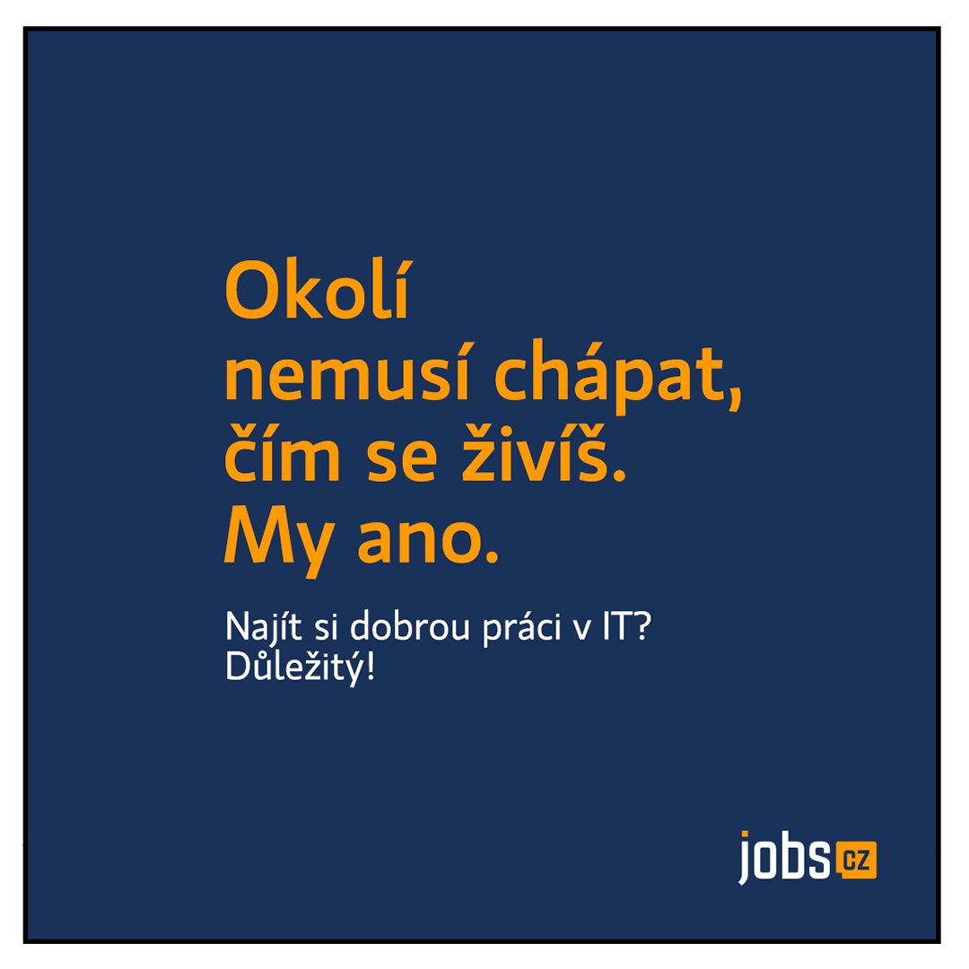 Ajťák je občas tak trochu psycholog. Už ti z toho hrabe? Víme o práci v IT, kde ti dovolí dělat víc než jen emoční podporu. Klikni a vybírej! jobs.cz/digital