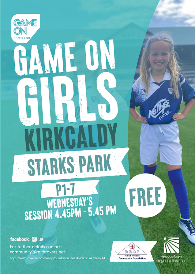 RaithRoversCF's tweet photo. GAME ON GIRLS | We are delighted to announce that we will be bringing a girls only session to Starks Park from November 3rd. These session are for girls aged 3-12 years, all sessions will run completely FREE OF CHARGE! Book now via the link below โฝ๏ธ๐โโ๏ธ
https://t.co/bIdzrjaGzy https://t.co/DIIHby5KqC