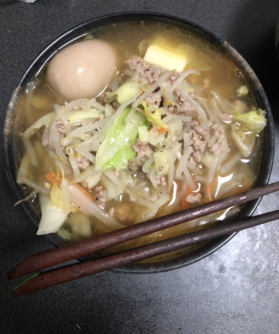 ラーメンできたよ( ˊ̱˂˃ˋ̱ ) 