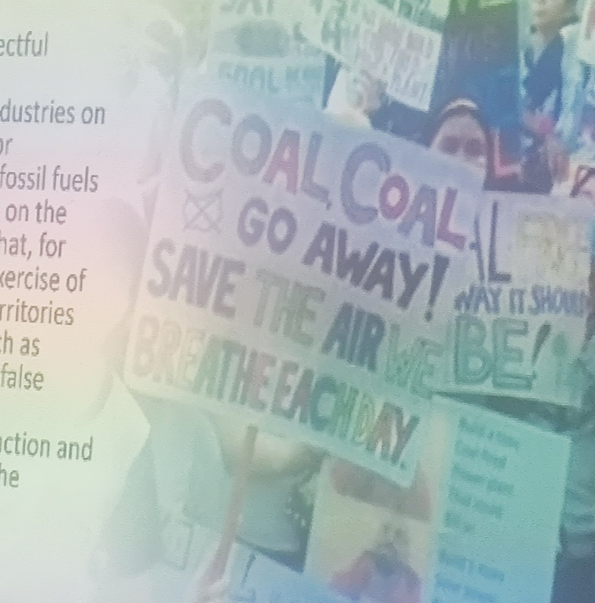 Coal is part of the problem. Leave it in the ground. - Enteng Bautista

#OilWatchGlobalGathering 
#JustEnergyTransition 
#RealZeroNotNetZero
#NoToFalseSolutions